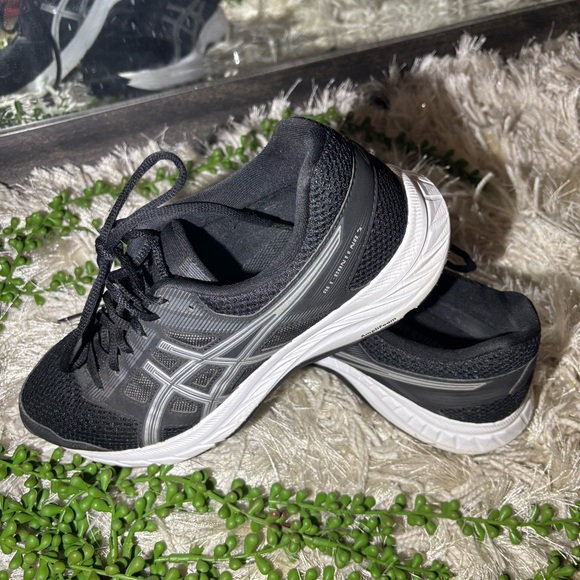 -Asics Womens Gel Contend 5 Sneakers Size 9 - Black/White/Silver - Picture 7 of 13